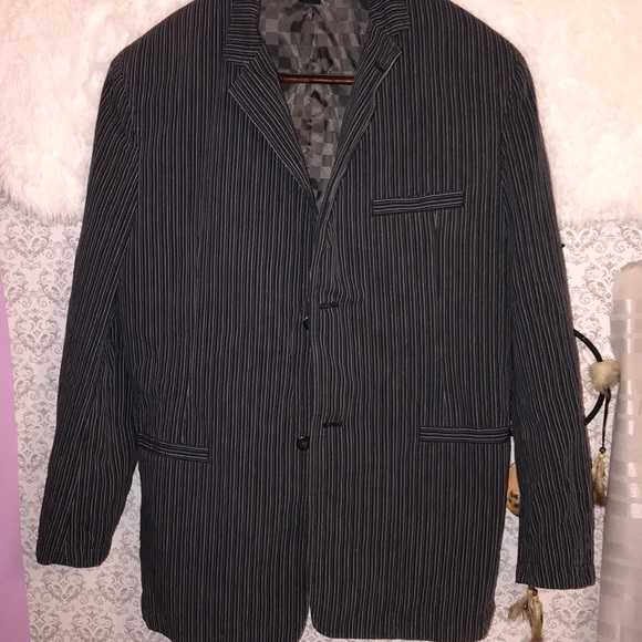 Cezani gently worn men’s blue/grey pinstripejacket - Picture 3 of 9